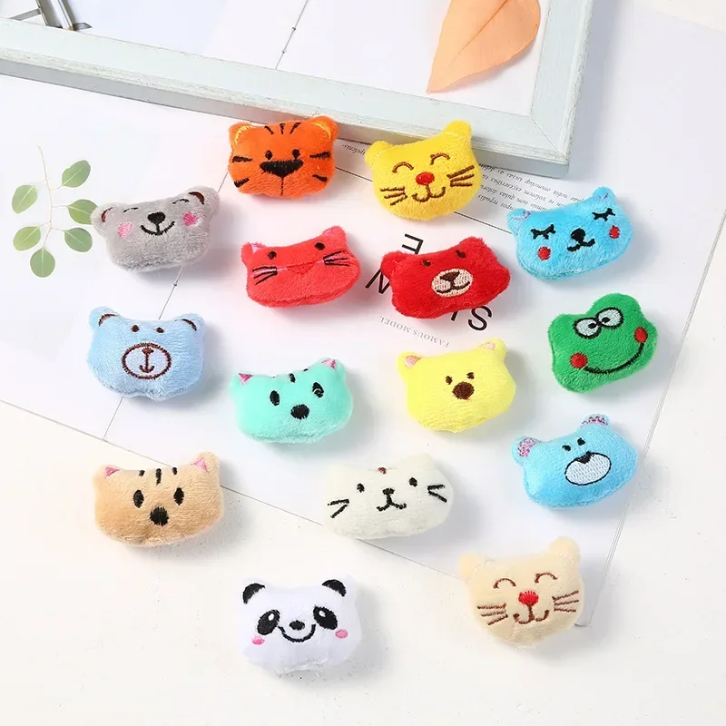 10pcs Mini Plush Doll Pendant Animal Doll Keychain Girl Bag Pendant Boy Girl Gift White Orange Yellow Cat  Panda