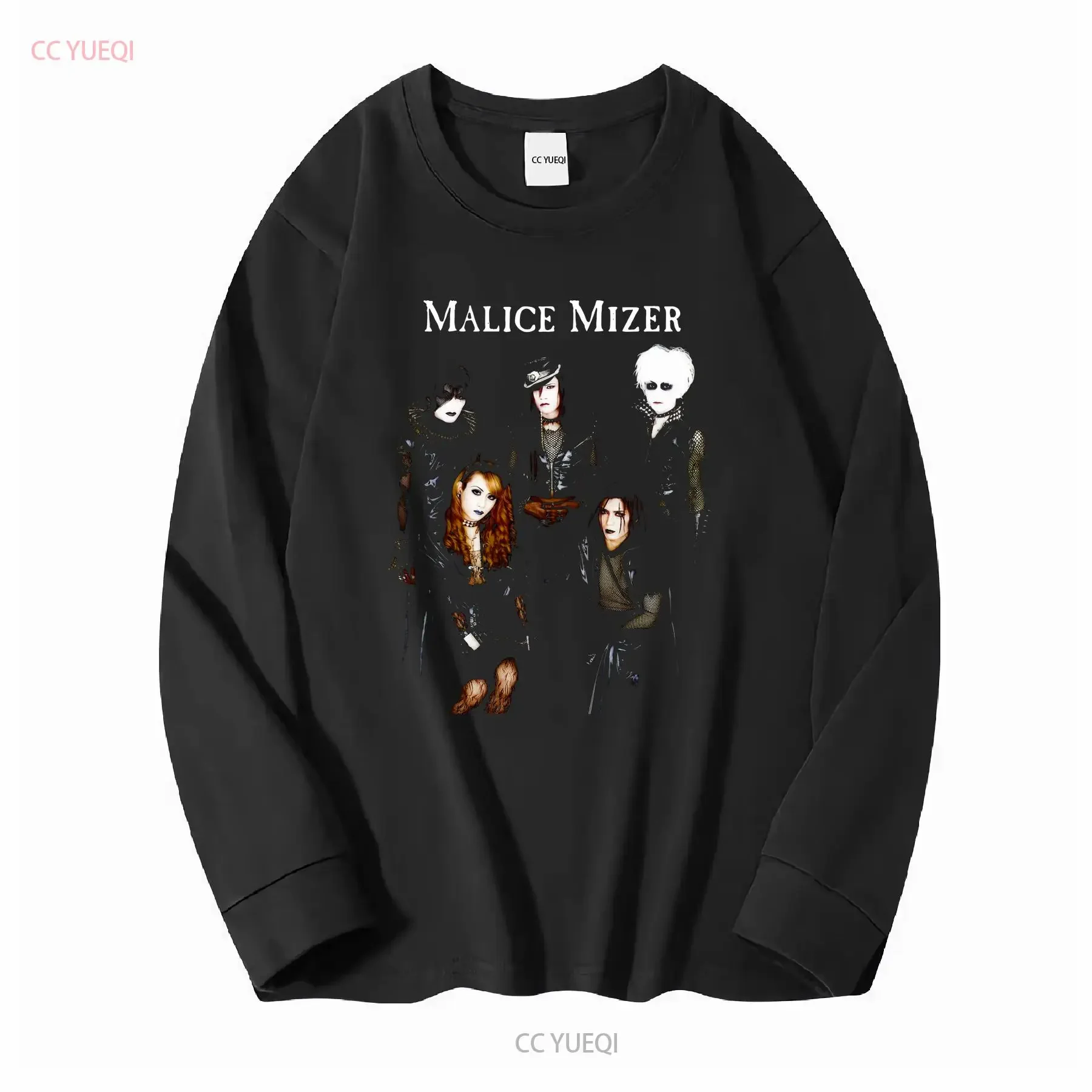 New Malice Mizer Visual Kei For Fans best shirt vintage Washed homme fashion Unisex Stretched Soft Casual Stylish graphic