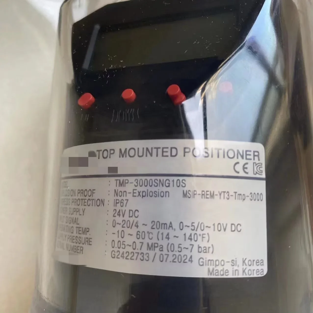 YTC New Original Smart Positioner TMP-3000SNG10S Valve Positioner - Electronic Components & Semiconductors