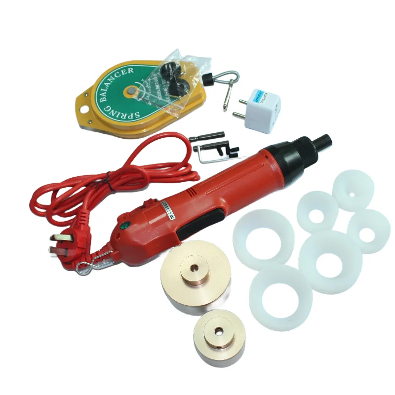 SG1050 يده آلة السد غطاء زجاجة الشد أداة غطاء كهربائي السدادة 110 فولت/220 فولت 80 واط للقبعات المستديرة SHENLIN