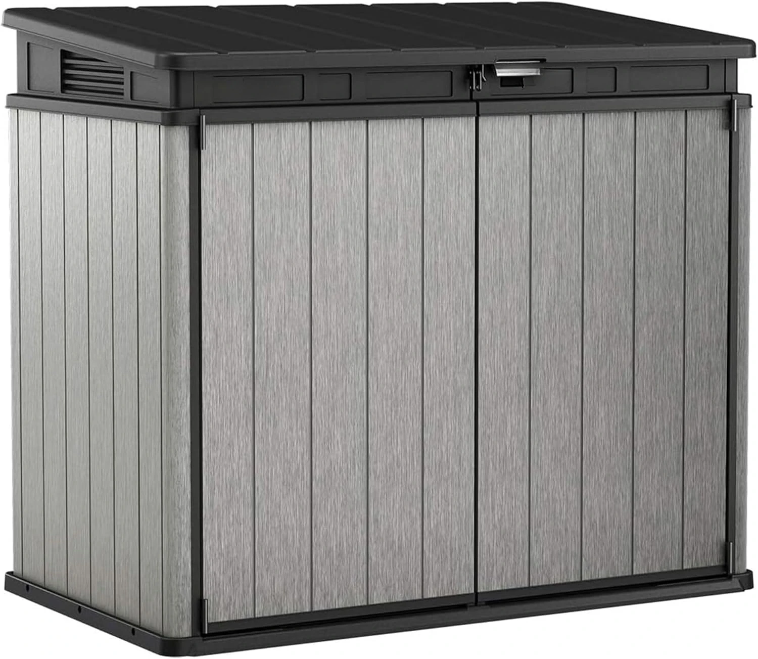 Elite Store Outdoor Storage Shed, 4.6x2.7 Ft, All-Weather, Lockable Doors, Built-in Ventilation