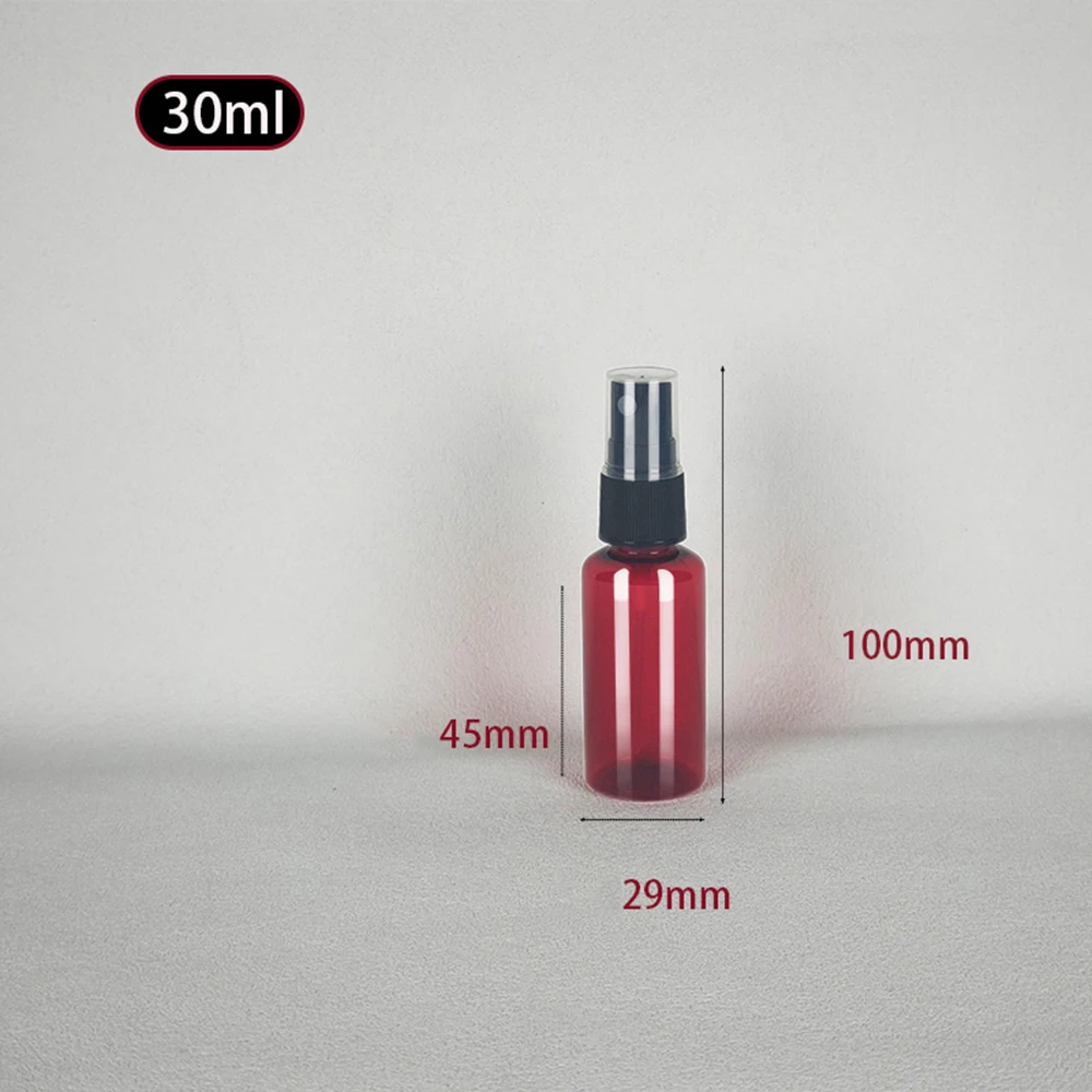 Plastic Spray Bottle Portable Fine Mist Sprayer Amber Atomizer Refillable Refillable Bottles For Travel Skincare Routine