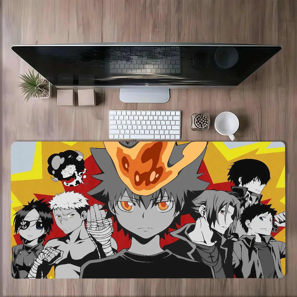 Katekyo Hitman Reborn Mouse Pad Large Non-slip Lockedge Desktop Computer Desk Mat Keyboard Writing MousePad Office Gamer Student