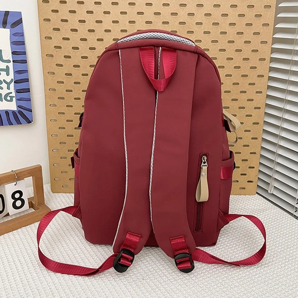 

Высококачественный студенческий рюкзак большой емкости на молнии, нейлоновая школьная сумка для отдыха, повседневный подростковый рюкзак с несколькими карманами, дорожный рюкзак