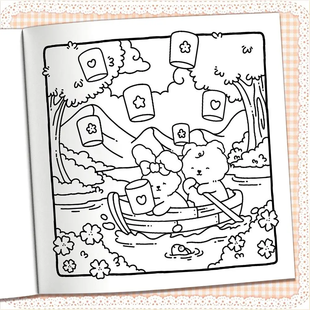 Libro para colorear de dibujos animados divertidos, regalo de pintura educativo, libro de pintura de Graffiti, libro de garabatos para aliviar el estrés para adultos y adolescentes