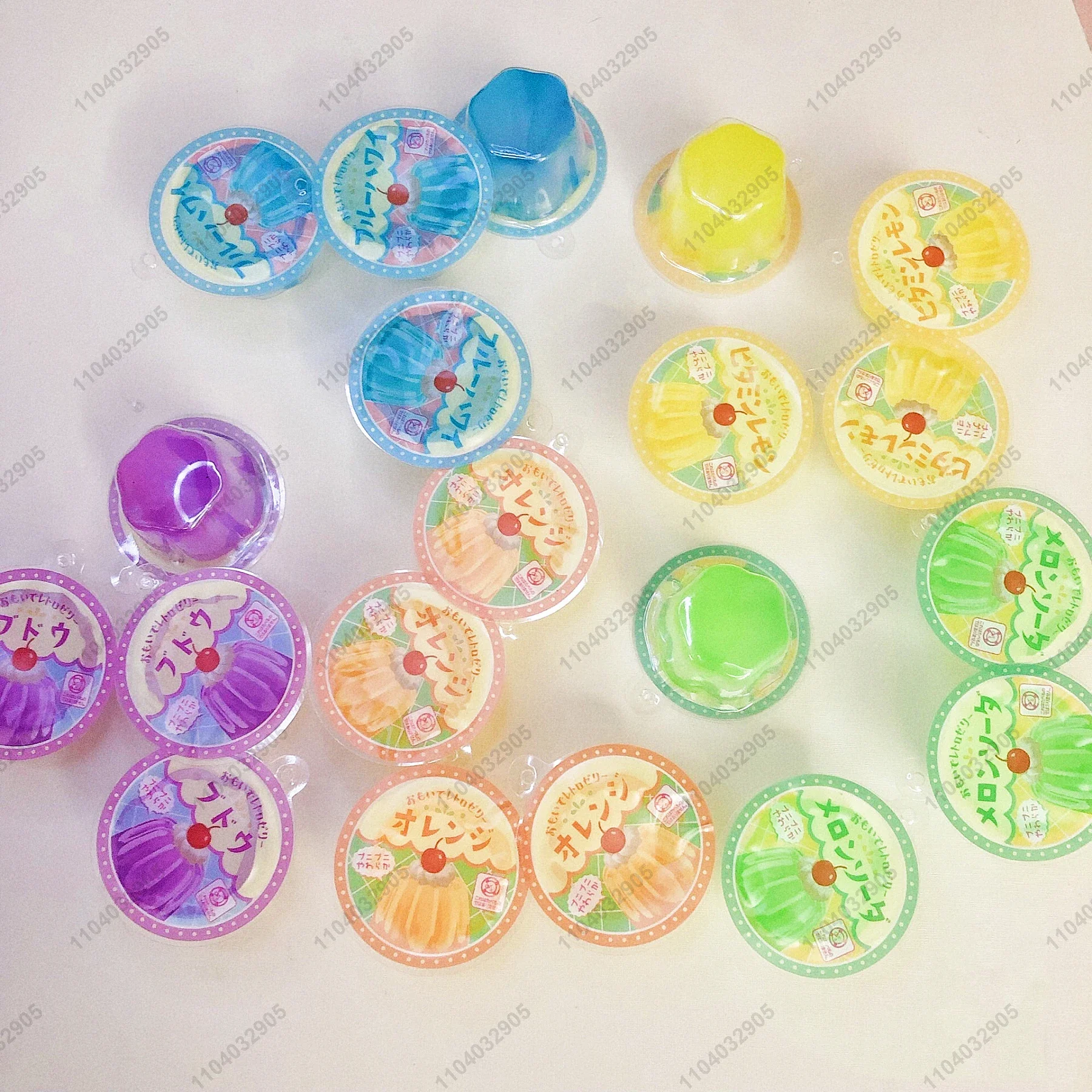 Jelly Squishy Cute Tiny Bouncy Pudding Jelly Colorful Mini Squishy Mochi Toy Squeeze Capsule Toy Food Toy Stress Relax Keychain