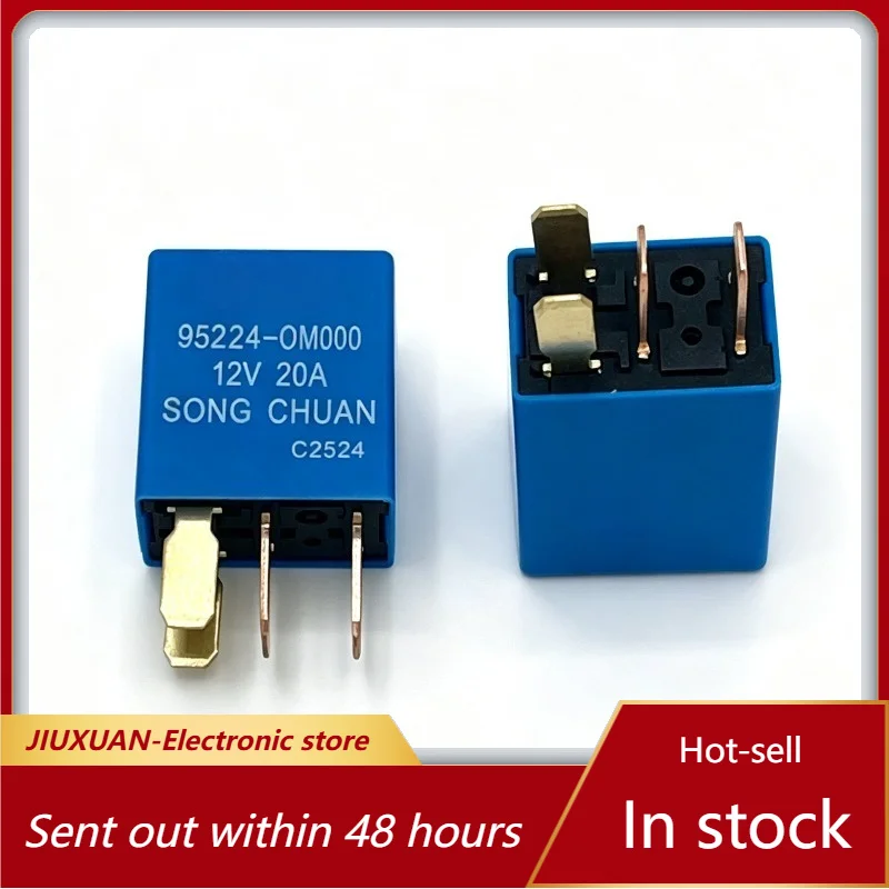 New 1pcs/lot 95224-0M000 Car Relay DC12V 20A 4 Pins Automotive Power Relay Replacement Part