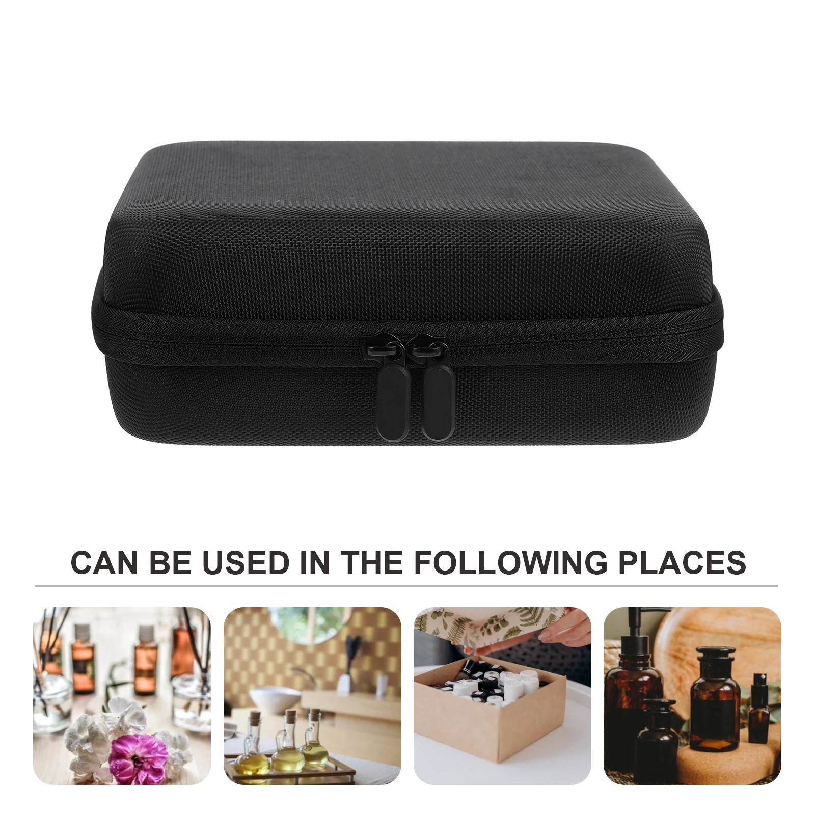 

Essential Oil ganizer 30 Compartments Portable Case Bottles Durable EVA Waterproof Storage Pouch Travel Brush ganizer