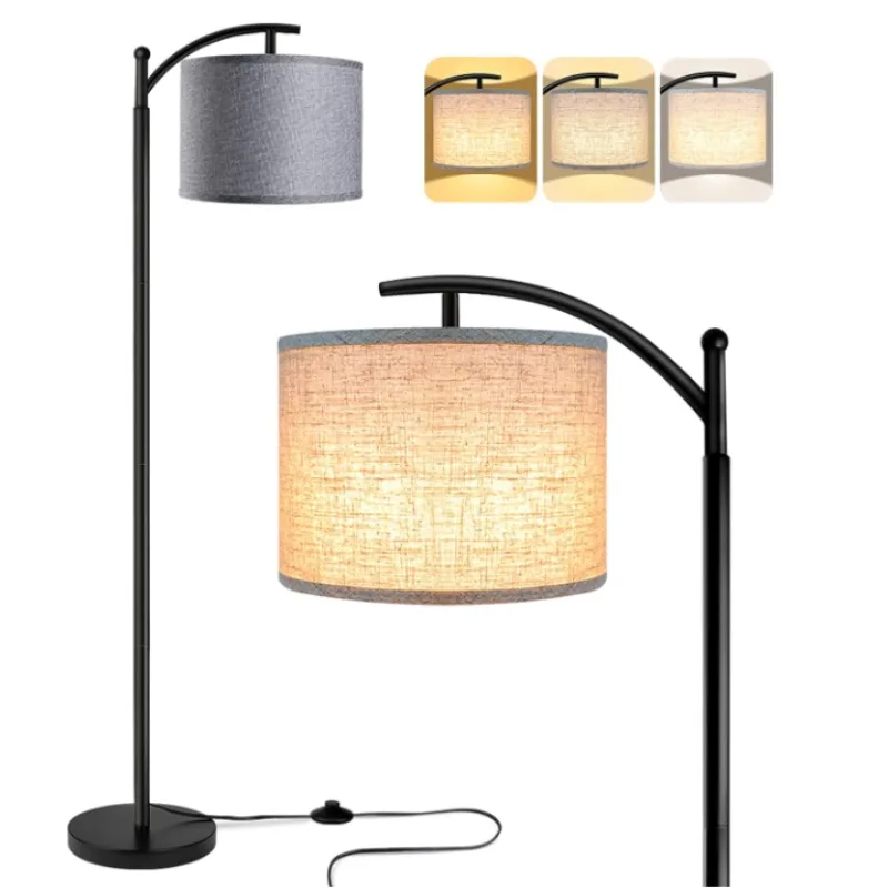 Modern floor lamp adjustable brightness 3000-6500K color temperature