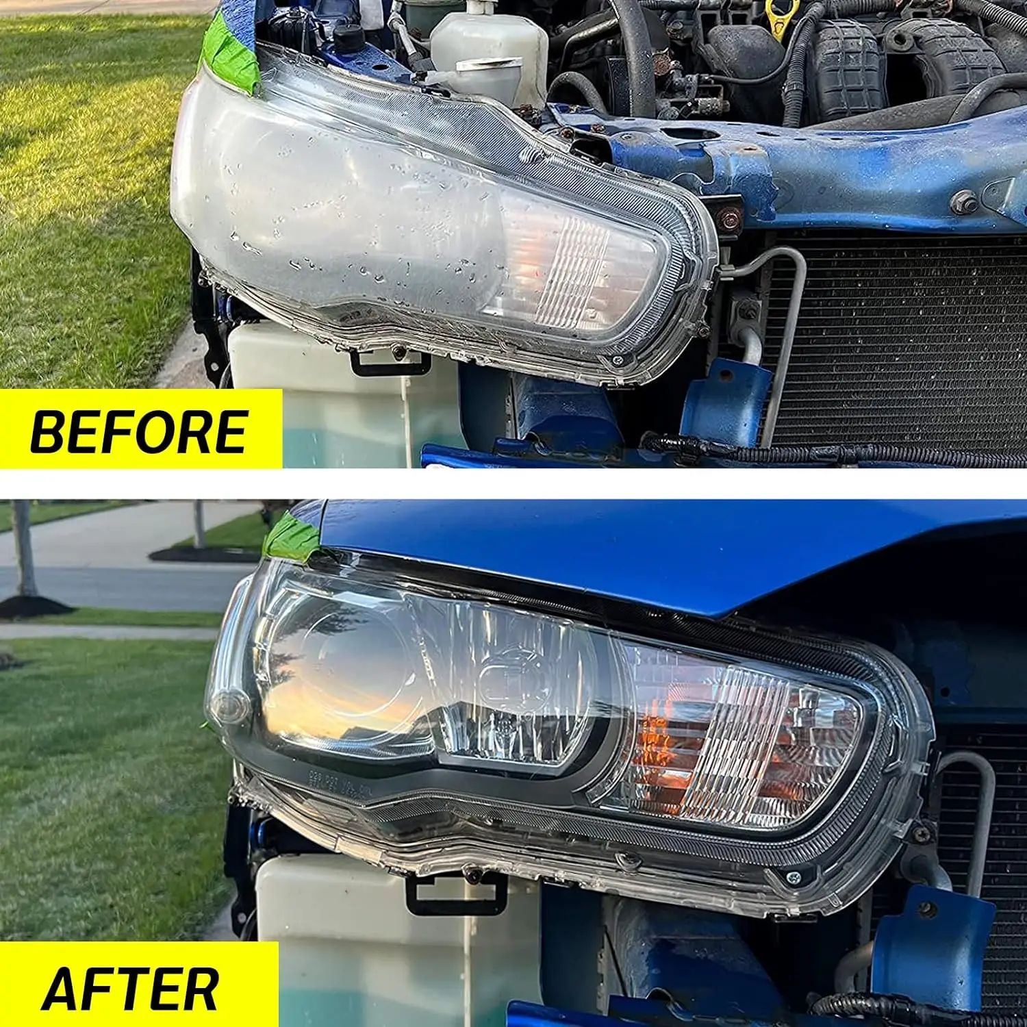Car Headlight Restoration Set Car Headlight Yellowing Repair Car Tail Light Aging Waxing Repair Tool Headlight Polishing To New image 3