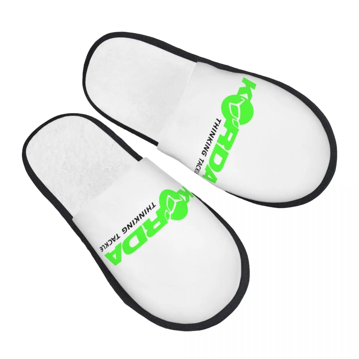 Custom Korda Fishing Print House Slippers Women Soft Memory Foam Fish Carp Fisherman Gift Slip On Hotel Slipper Shoes