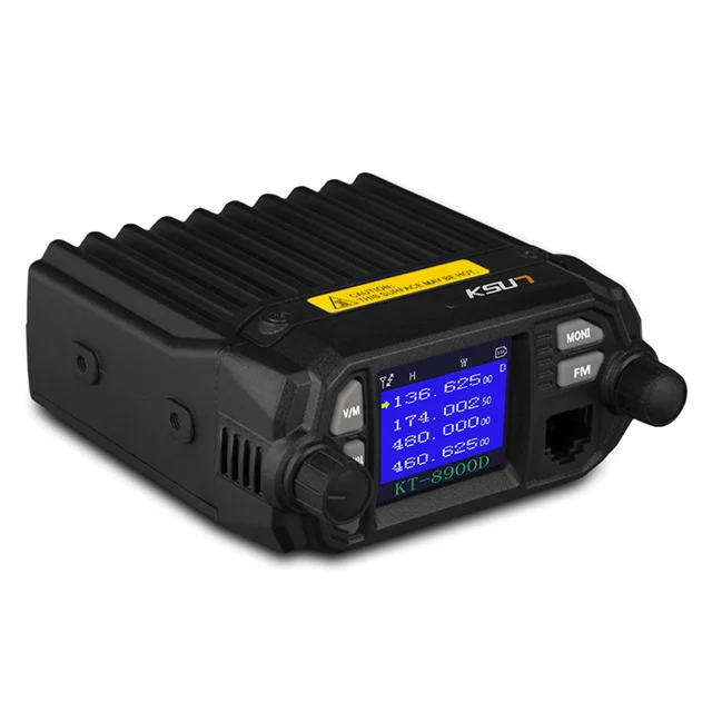 KSUN KS8900D HF 400-480MHz Full Mode Shortwave Base Radio UHF VHF Mini Mobile Car Radio Transceiver