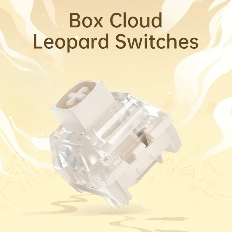 

Kailh BOX Cloud Leopard Keyboard Switch Mechanical Keyboard 5pins Clicky Switch for DIY Gaming