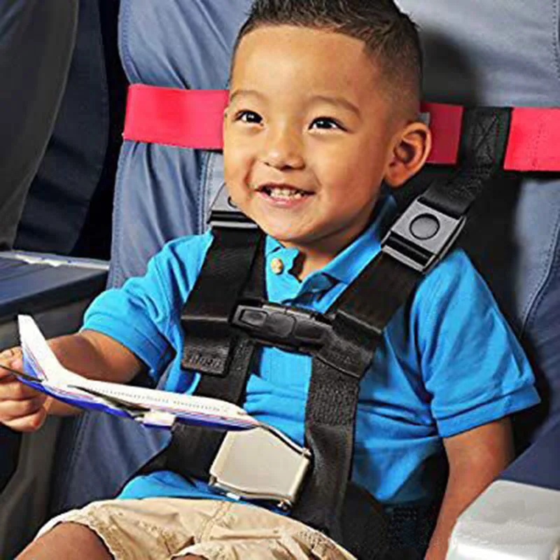 Child Safety Airplane Travel Harness Safety Care Harness Restraint System Belt Easy To Install Adjustable Child Safety Belt