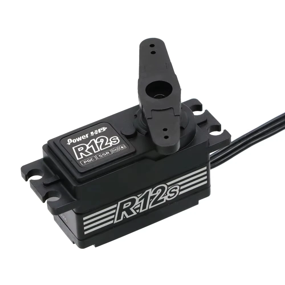 Potencia HD R12S 12KG, Servo de engranaje de Metal sin escobillas de alto Torque 6,0-8,4 V para coche eléctrico 1/10 Rc