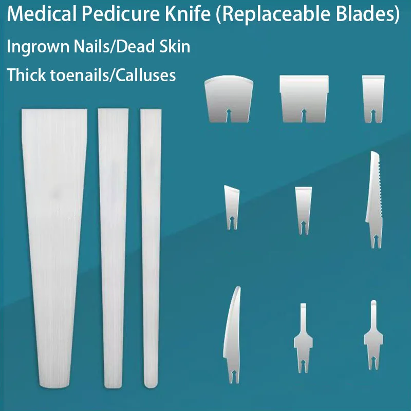 Ingrown Toenail Wire Dead Skin Callus Remover Exfoliator Disposable Toe Nail Pedicure Blades Pedicurists Medical Pedicure Knife
