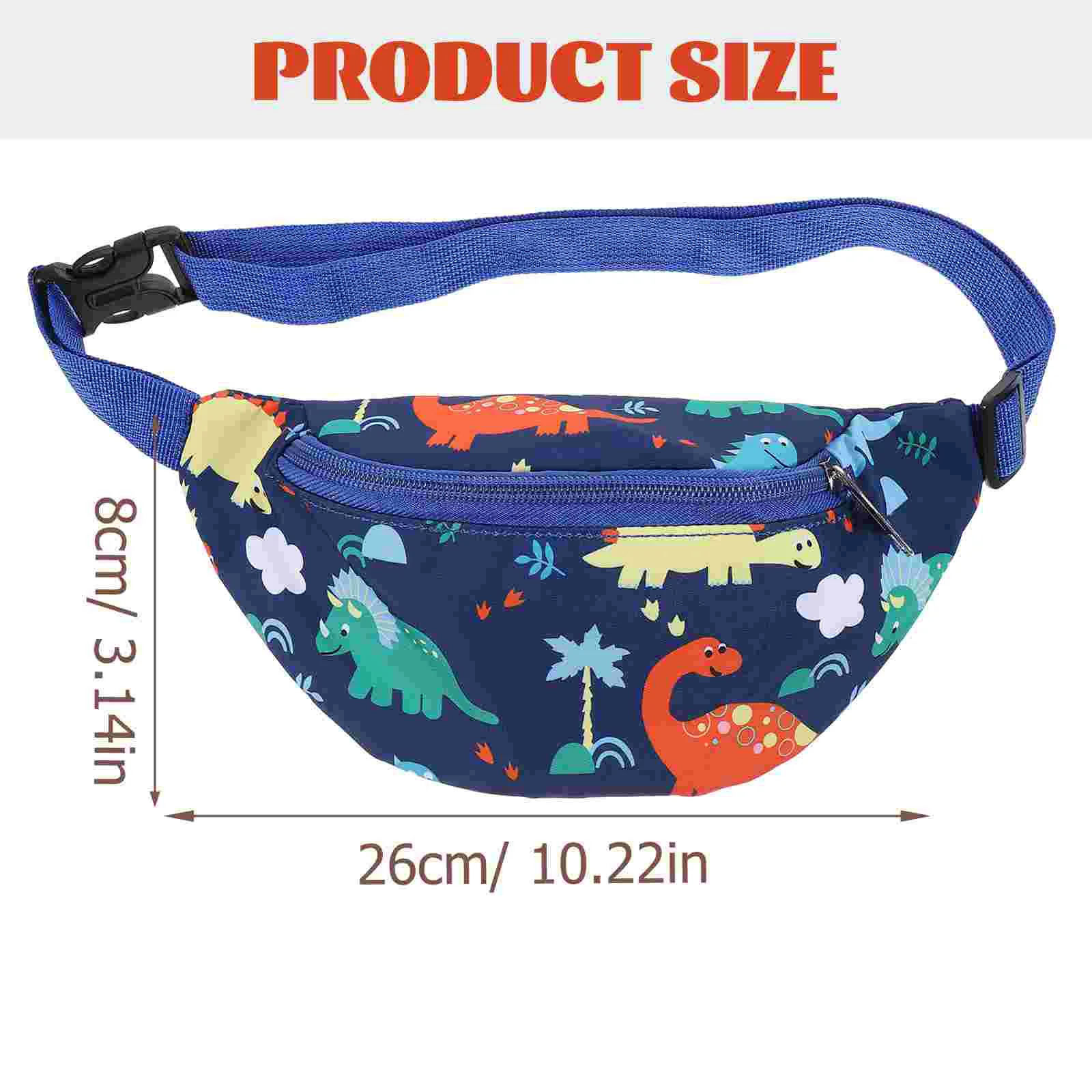 Dinosaur Children's Chest Pack Girls Shoulder Bag Kids Wallet Fanny Animal Waist Cross Body Oxford Cloth Toddler Crossbody Bags