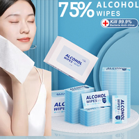 50 disposable mini hand wipes/portable travel size special extraction hand and oral cleaning wipes Fo home and school supplies