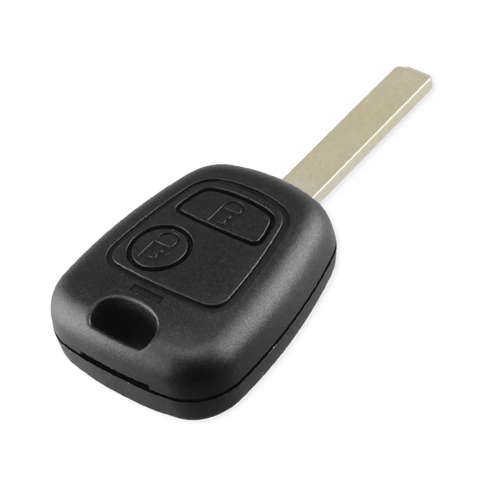 KEYYOU เปลี่ยน2ปุ่มรีโมทคอนโทรล Key Fob Case Shell สำหรับ Toyota AYGO อุปกรณ์เสริม Peugeot Citroen VA2 Blade No โลโก้