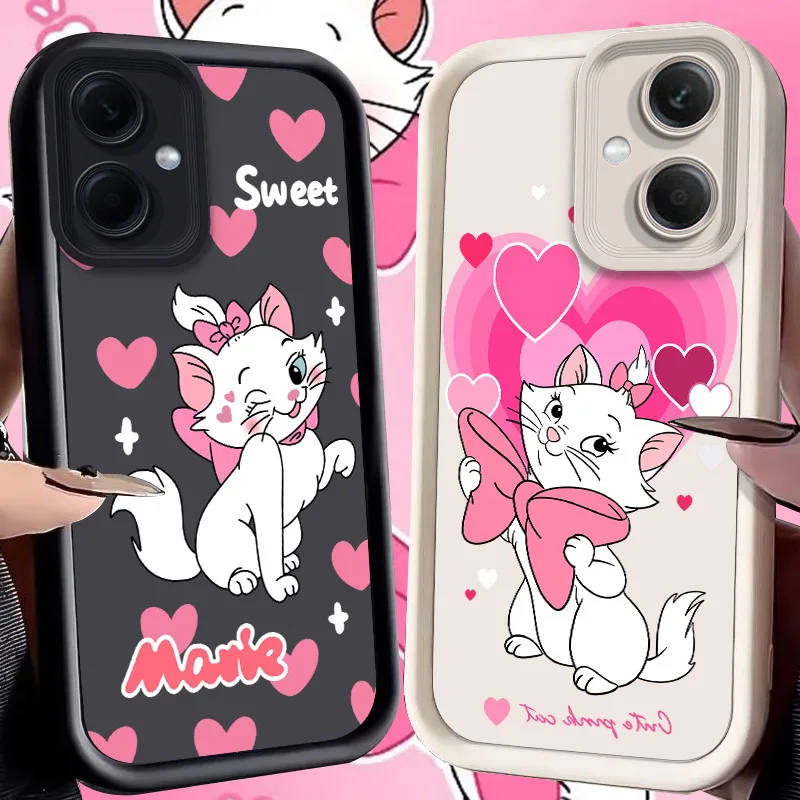 Disney Marie LinaBell Phone Case for Xiaomi Redmi Note 13 12 Pro Plus 4G 5G 13C 12C Turbo 11 11S 10 10S 9 10A 10C 9C A2 A1 Cover