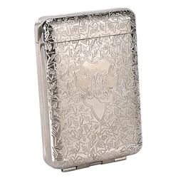 High Quality Fashion Men's Cigarette Case 16pcs Or 20pcs Capacity Three Open Design Cigarette Box Cig Holder 1pc Gift