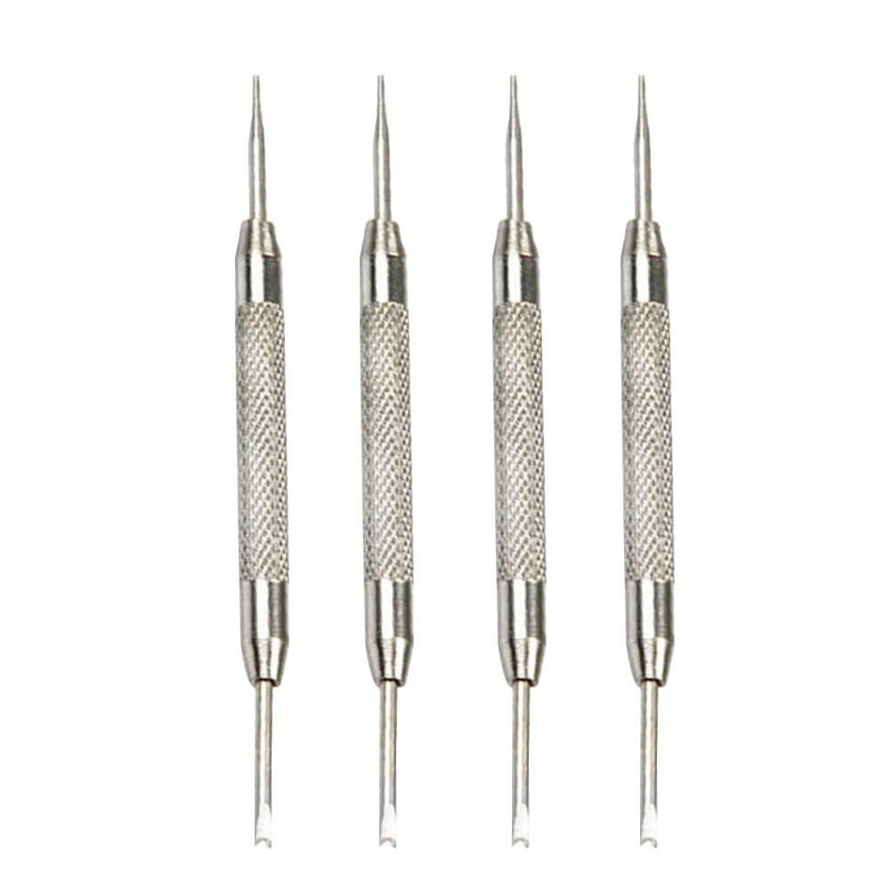 

4pcs Heavy Duty Watch Strap Band Spring Bar Link Pin Remover Tool with Both Sides Repair Tools for Watchmaker