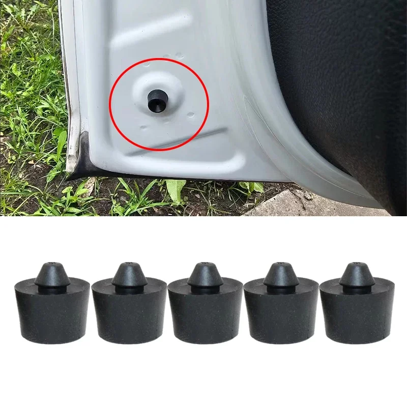 5/10X Car Door Panel bumper Shockproof Buffer Rubber Stopper For Vw Polo Scirocco Sharan Golf MK5 MK6 1K8 837 529 Car Part