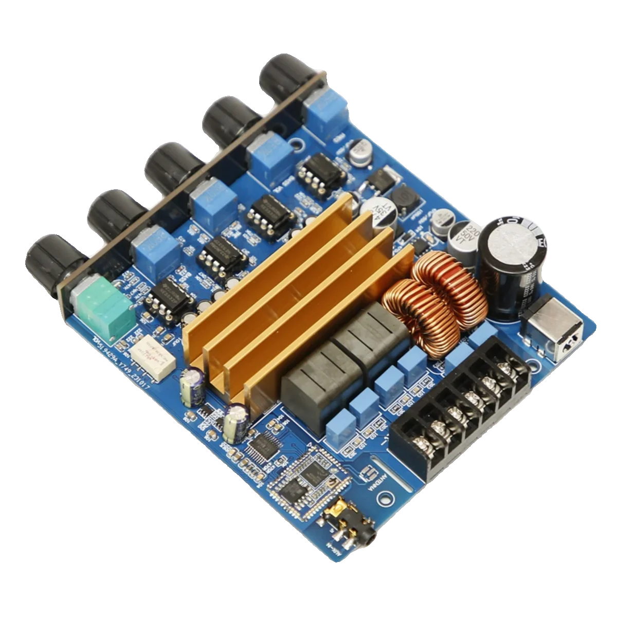 Tpa3223 2.1ハイパワーデジタルフィーバー、ハイファイトーン、Bluetooth 5.1、アンプボード、400w 200x2