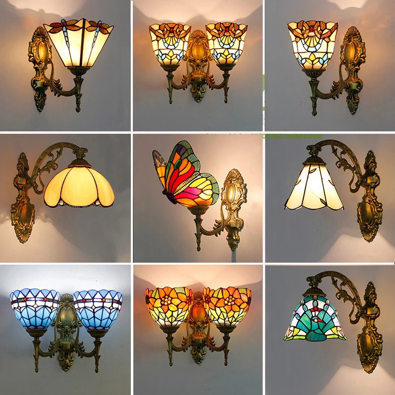 

European-Style Wall Lamp Living Room Aisle Bedroom Bedside Creative TV Background Wall Warm Bathroom Mirror Front Lamp