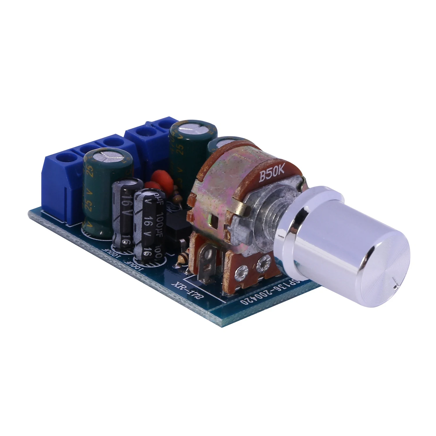 TDA2822 TDA2822M Mini 2.0 Kanaals 2x1W Stereo Audio Eindversterker Board DC 5V 12V AUTO Volumeregeling Potentiometer Mod Z