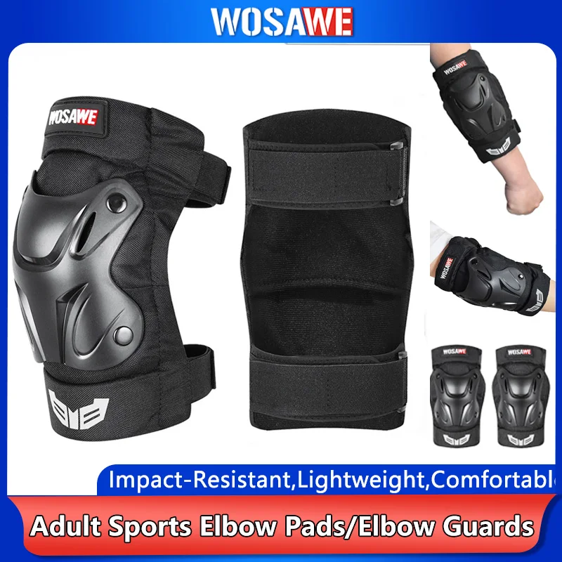 WOSAWE Motorcycle Mountain Bike Skiing Skateboarding Roller Skating Adult Sports Protective Gear Outdoor Sports Elbow Pads
