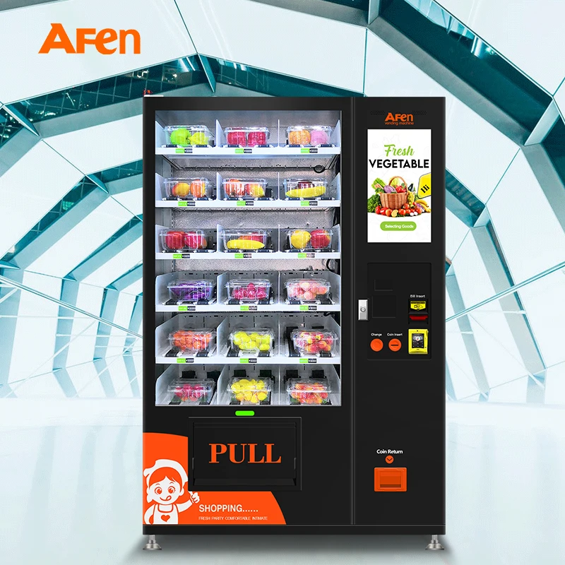 24-Hour Self-Service Fresh Vending Machine Elevator Vending Machine With Refrigeration