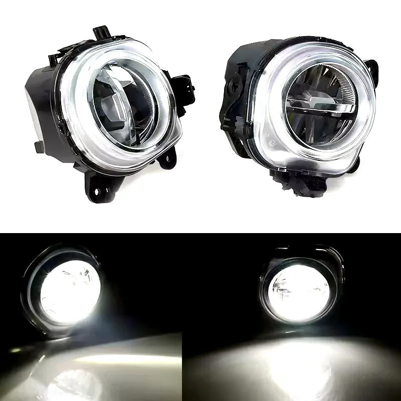 

Противотуманные фары Светодиодные фары для BMW X3 F25 X4 F26 X5 F15 F85 2014 2015 20168 Передний бампер автомобиля Передний светодиодный противотуманный фонарь дальнего света