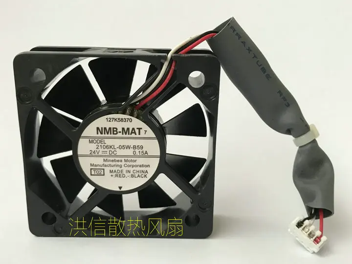 Freight free original NMB-MAT 5015 2106KL-05W-B59 DC24V 0.15A 5CM frequency converter fan