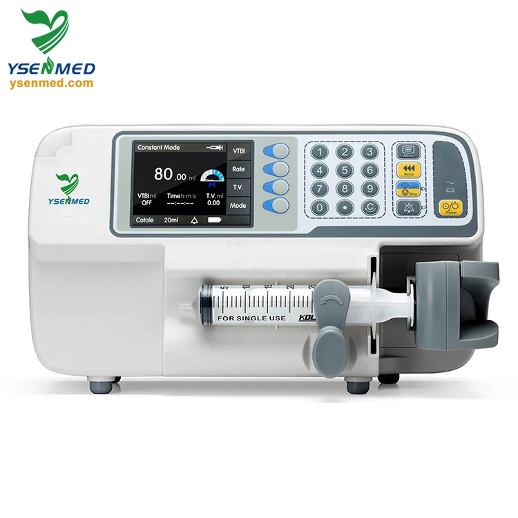 YSZS-610C Cost effective medical clinic veterinary syringe pump single channel syringe pump