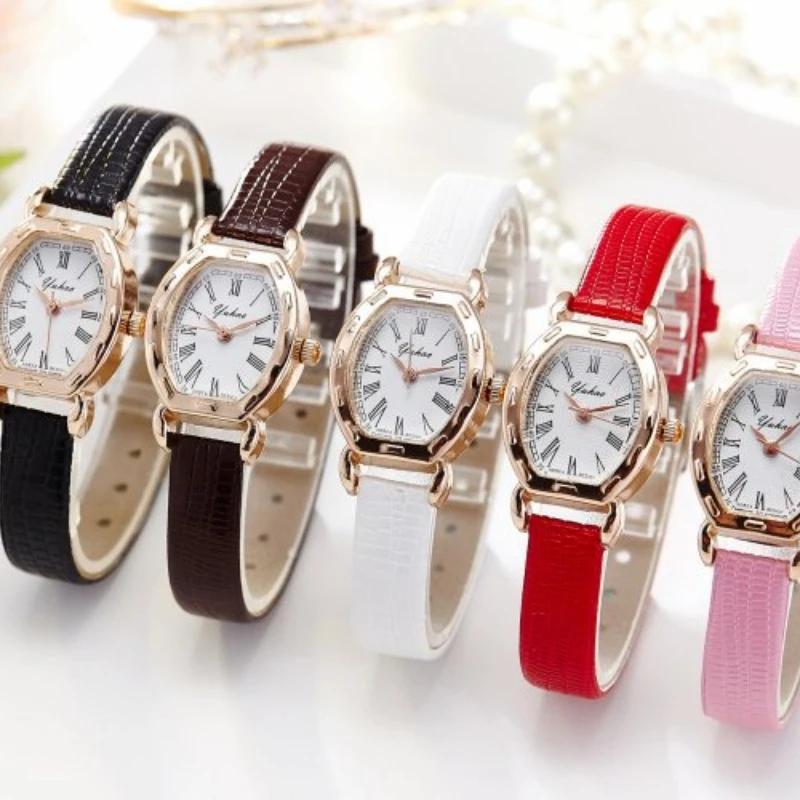 Женские часы в стиле ретро с кожаным ремешком, повседневные кварцевые часы, женские модные часы, наручные часы Relogio Feminino, часы Reloj Mujer Часы