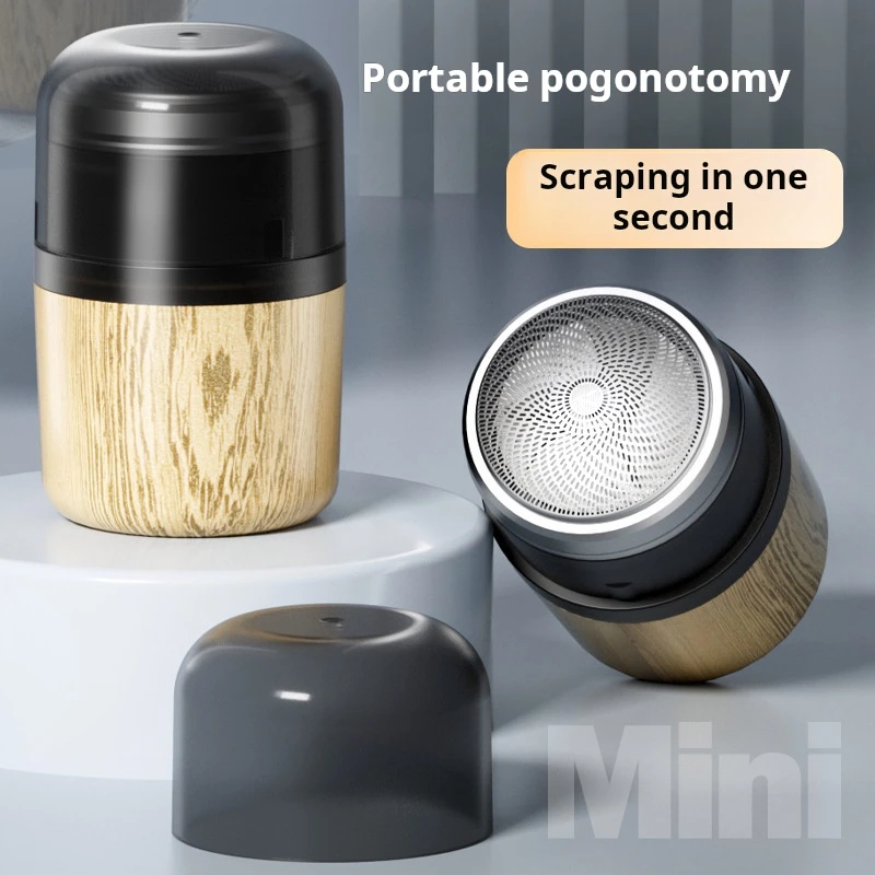 New electric mini shaver, portable household electric shaver, travel multi-functional washable small beard shaver men's