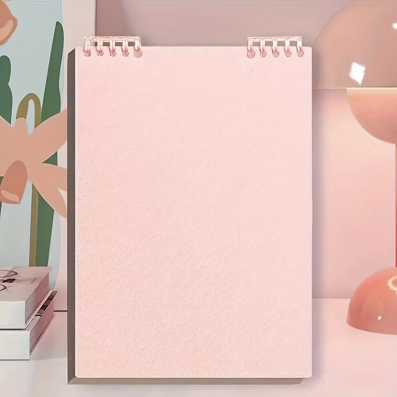 دفتر ملاحظات يحتوي على 60/120 ورقة، يتميز صفحات مثقوبة وتخطيط أفقي، قابل للفصل وغير مريح للغاية للتعامل معه