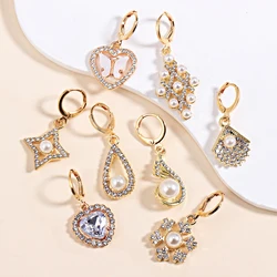 2026 Trending Elegant Enamel Drop Earrings For Women Girls Butterfly Heart Flower Dangle Earrings Party Birthday Jewelry Gifts