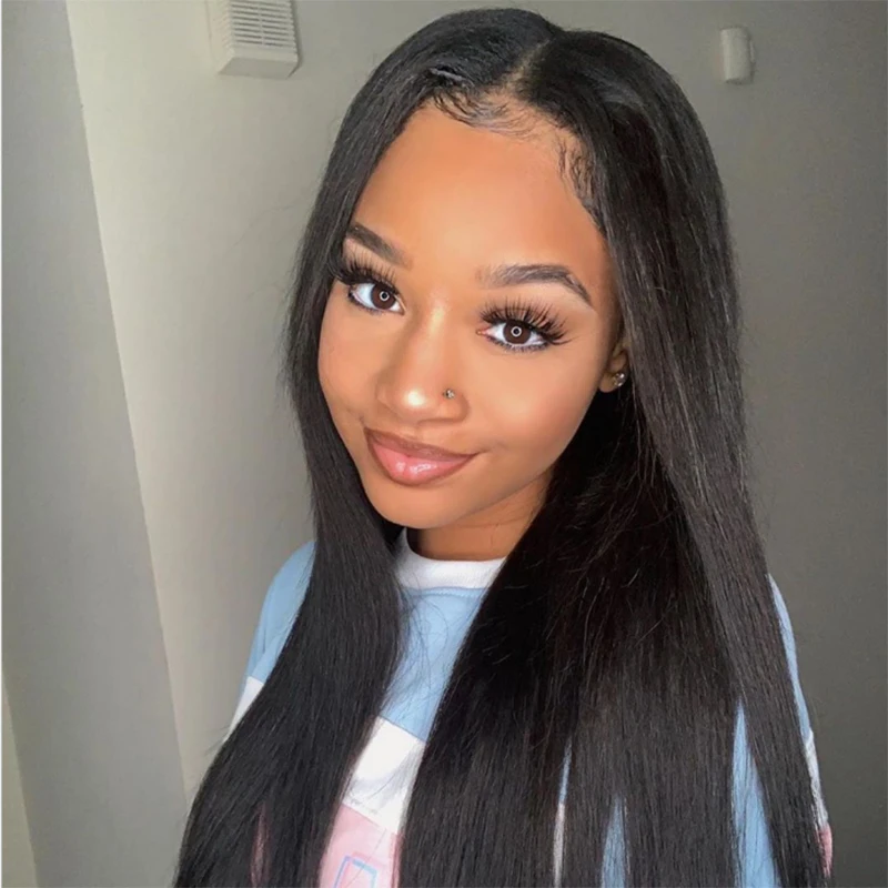 30 Inch Bone Straight 13x4 Hd Lace Front Human Hair Wigs For Black Women Brazilian 13x6 Transparent Human Hair Lace Frontal Wig