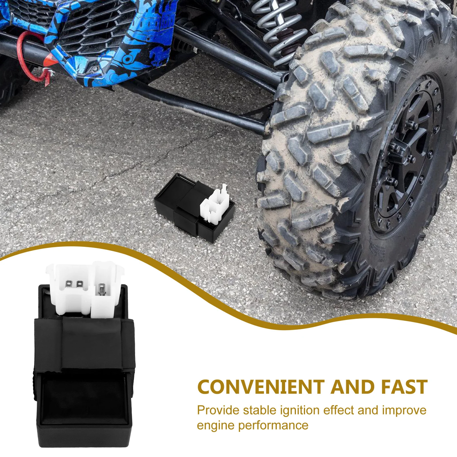 6-poliger Zünd-Cdi-Box, kompatibel mit Cg125cc-250cc Vertikalmotor für ATV Off-Stable Ignition Igniter Box