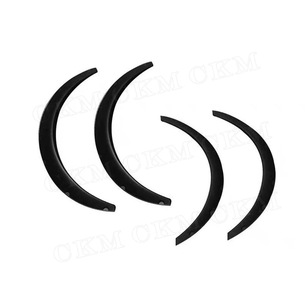 

CKMUUER For Universal Cars 4 PCS Universal Wheel Eyebrow Car Fender Flares Mudguard Lip Body Kit Protector Cover Mud Guard Trims