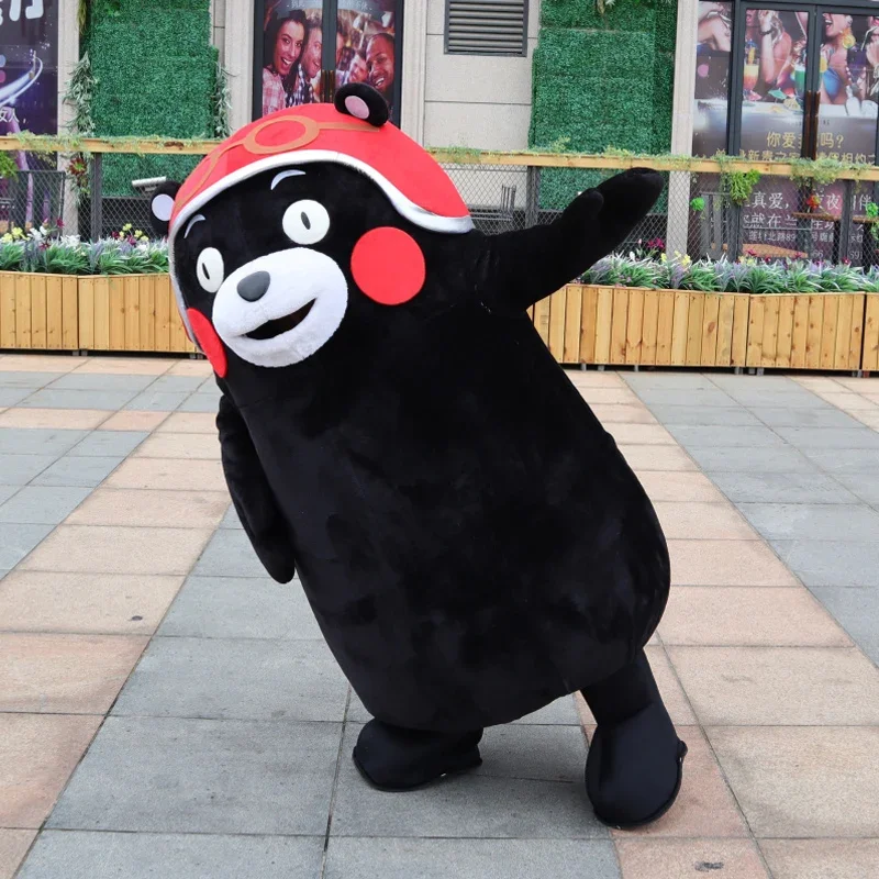 Christmas Japan Kumamon Bear Mascot Costume Animal Bear Cartoon Fancy Dress Halloween Christmas Birthday Party Carnival Chara