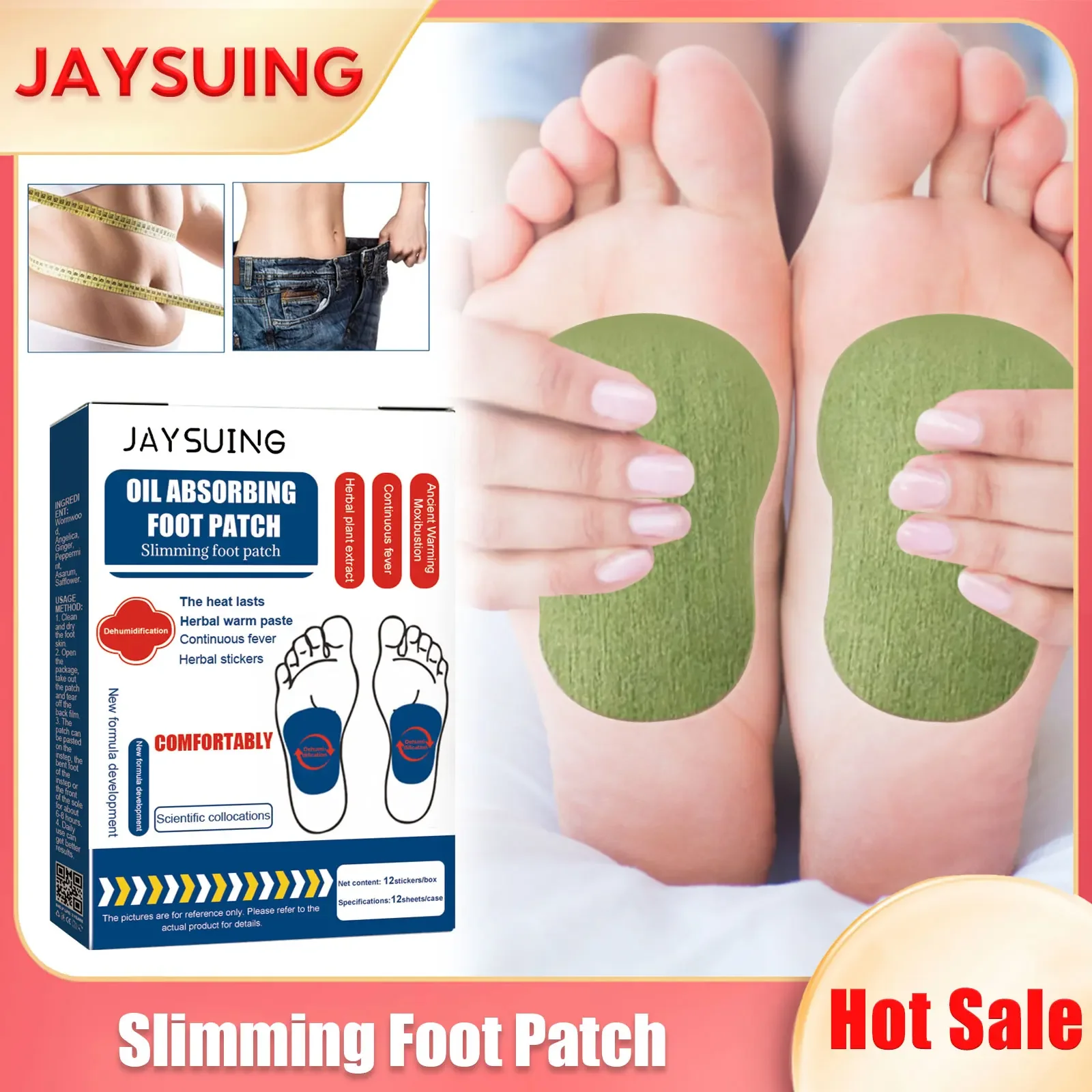 

Slimming Foot Patch Detox Weight Loss Fat Burning Relieve Stress Relaxation Deep Cleaning Remove Toxin Firming Lifting Body Care