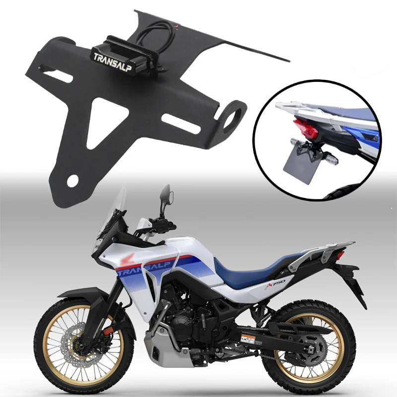 

For Honda XL750 TRANSALP XL 750 2023 Motorcycle Tail Tidy Fender Eliminator Rear License Plate Holder Bracket Led Light