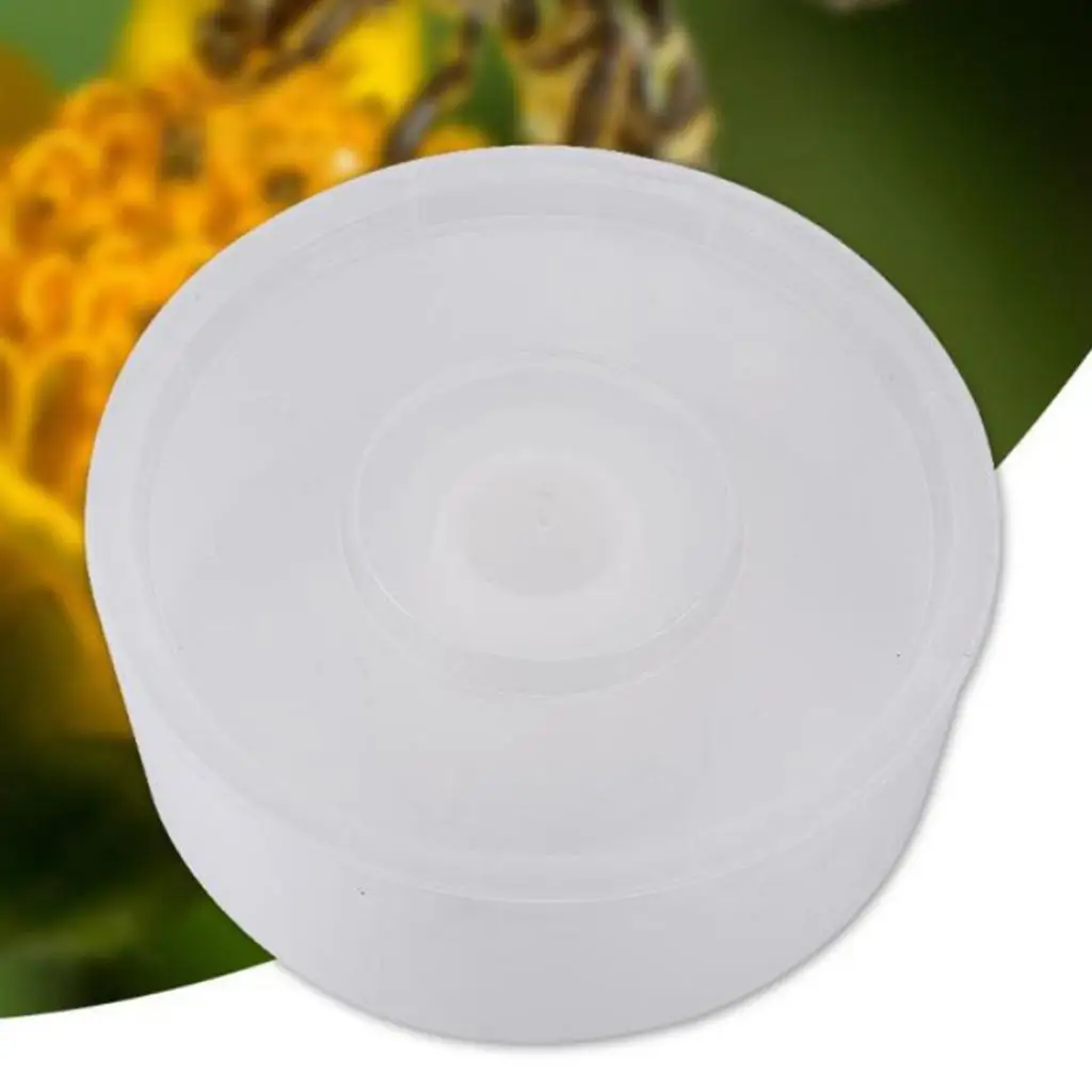 Bee Drinker Drinking Bowl Plastic Durable Beekeeping Device Round Hive Top Feeder for Plastic Bee Hive Foundation