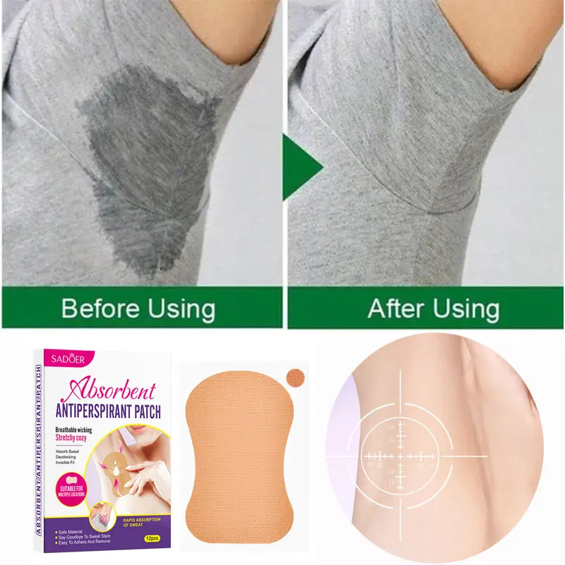 

Summer Underarm Sweat Pads Disposable Perspiration Absorption Patch Underarm Absorb Liners Anti-odor Gasket Clothes Stickers