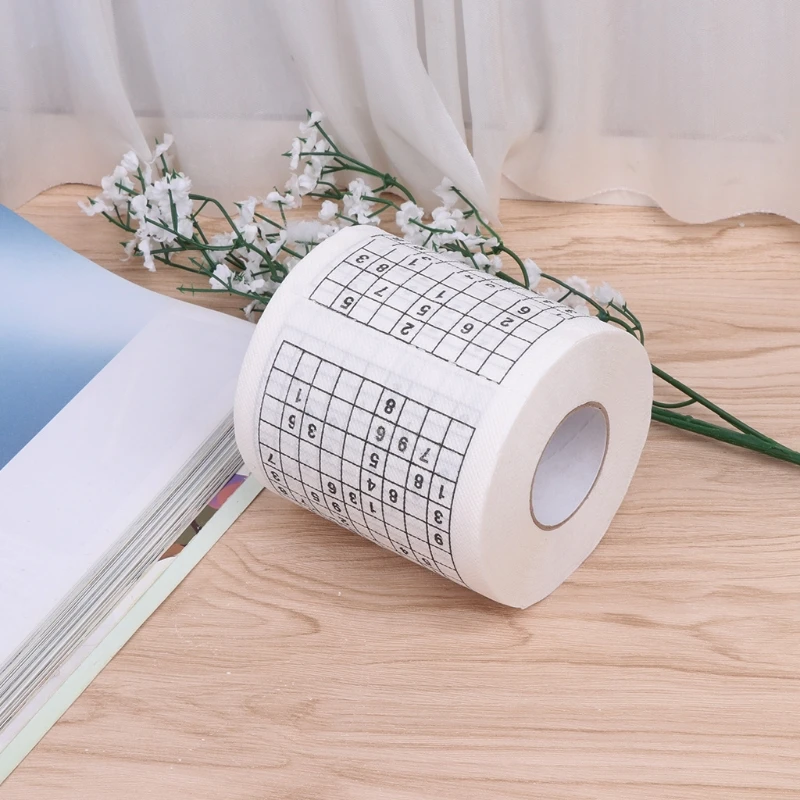 Durable Sudoku Su Printed Tissue Paper Toilet Roll Paper Good Puzzle Game