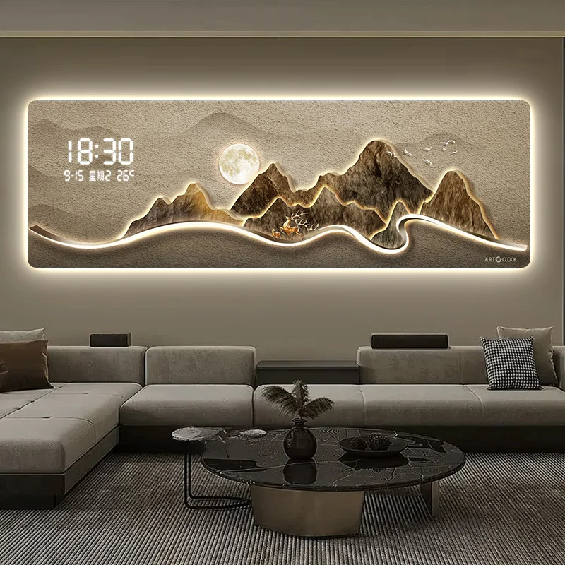 Nordic Design Wall Clock Office Living Room Bathroom Aesthetic Large Wall Clock Modern Painting Reloj Pared Home Decoration