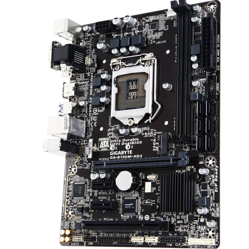 Gigabyte B150M-HD3 Desktop GA-B150M-HD3 DDR4 Motherboard B150M B150 Socket LGA 1151 USB3.0  Motherboard